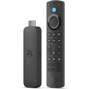 Amazon - Fire TV Stick 4K Max streaming device, supports Wi-Fi 6E, Ambient Experience, free & live TV without cable or satellite - Black